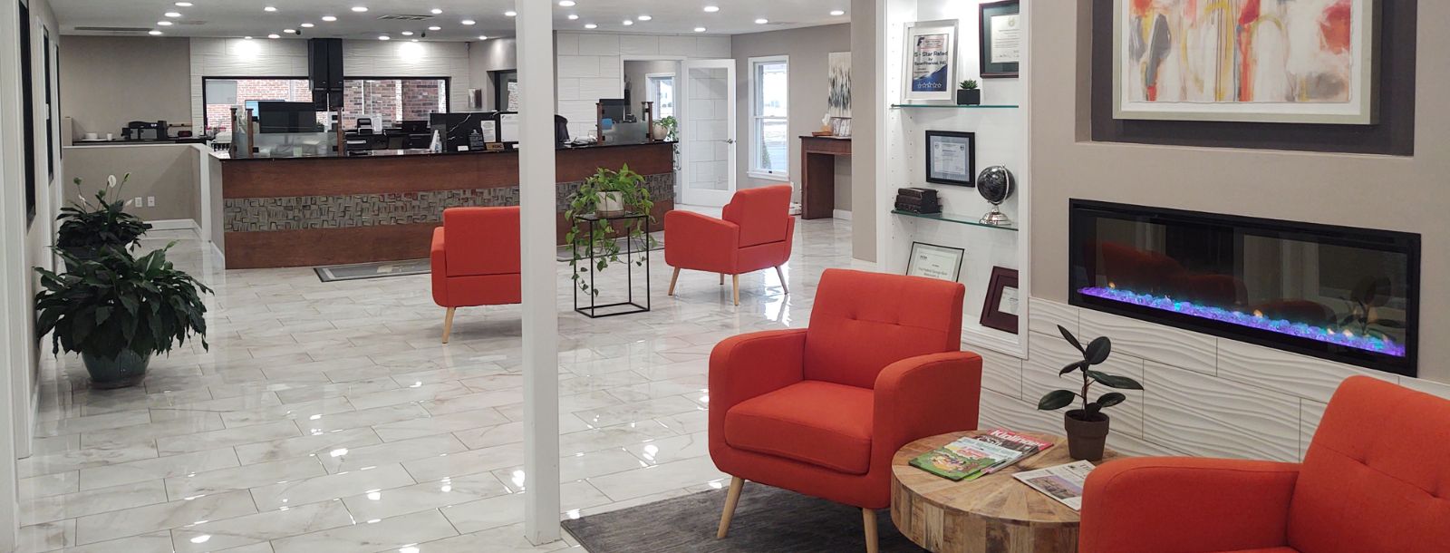 Lobby of main branch